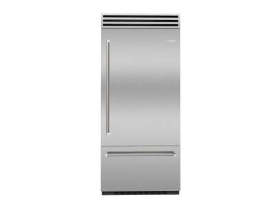 36" Blue Star 22.4 Cu. Ft. Right Hinge PRO Built-In Refrigerator/Freezer - BBB36R3