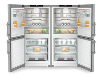 Liebherr Freestanding Counter-Depth Side-by-Side Combination Refrigerator - SC7541IM-SC7520