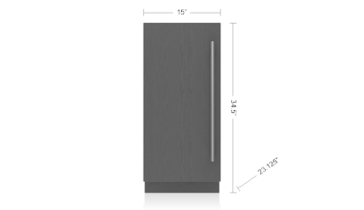 15" SubZero Designer Undercounter Ice Maker in Panel Ready - DEU1550I/L