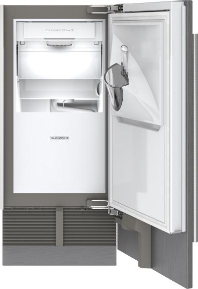 15" SubZero Designer Undercounter Ice Maker with Pump in Panel Ready - DEU1550IP/L