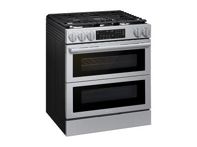 30" Samsung 6.0 Cu. Ft. Gas Slide-In Range with 90H Flex Duo True Convection with Air Fry Max Illuminated Precision Knobs - NSG90H60DRAA