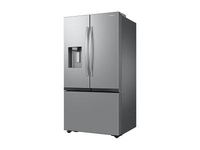 36" Samsung 26 Cu. Ft. Bespoke AI 3-Door French Door Refrigerator RF60 Jumbo S External Water & Ice Dispenser Sphere Ice - RF70F27SERAA