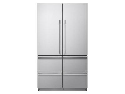 48" Signature Kitchen Suite 26.0 Cu. Ft. Built-in French Door Refrigerator Pre-assembled - SKSFD4826SP