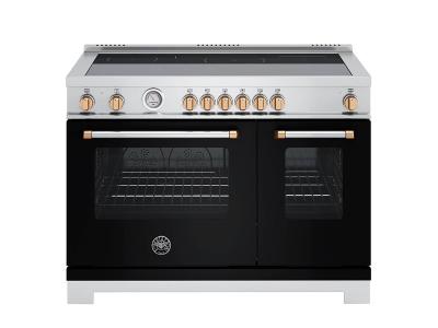 48" Bertazzoni Freestanding Induction 6 Heating Zones Electric Oven Range - MAS486INMNG