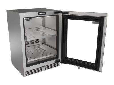 24" Perlick G5 Luxe Undercounter Refrigerator with Glass Door - G5RE24GL