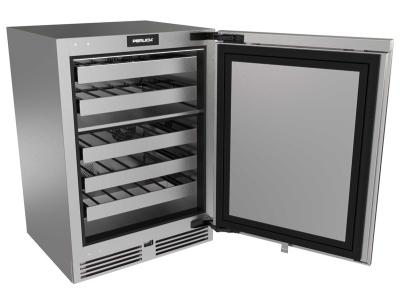 24" Perlick G5 Luxe Dual Zone Wine Reserve Solid Door - G5WD24SL