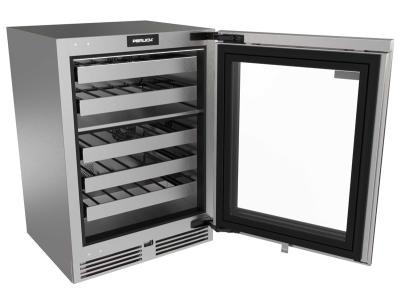 24" Perlick G5 Luxe Dual Zone Wine Reserve Glass Door - G5WD24GL