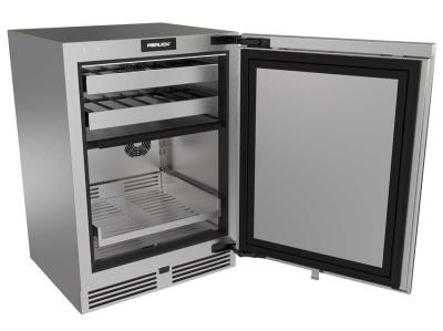 24" Perlick G5 Luxe Dual Zone Beverage Center Solid Door - G5BZ24SL
