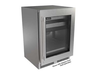Perlick G5 Luxe 24" Dual Zone Beverage Center Glass Door - G5BZ24GL