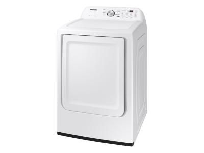 Samsung 7.2 Cu. Ft. Top Load Electric Dryer with Sensor Dry and Reversible Door - DVE45T3200W/A3