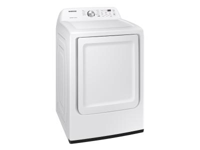 Samsung 7.2 Cu. Ft. Top Load Electric Dryer with Sensor Dry and Reversible Door - DVE45T3200W/A3