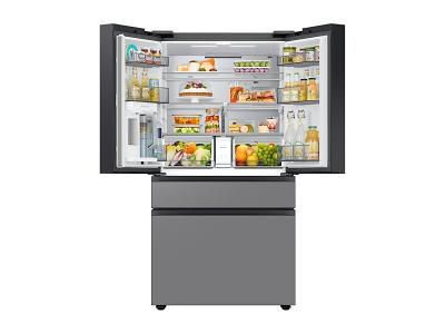 36" Samsung 29 Cu. Ft. Bespoke AI 4-Door French Door Refrigerator - RF70F29MERAA