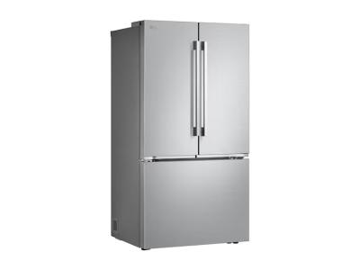 36" LG 32 Cu.Ft. Standard-Depth MAX French 3-Door Refrigerator with Internal Water Dispenser Ice Maker - LF32BSH42S