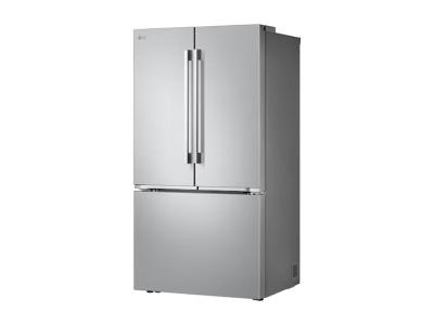 36" LG 32 Cu.Ft. Standard-Depth MAX French 3-Door Refrigerator with Internal Water Dispenser Ice Maker - LF32BSH42S