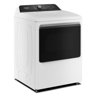 27" Whirlpool 7.5 Cu. Ft. Smart Gas Top Load Dryer with Steam Iron and AI Dry - WGD8509TW