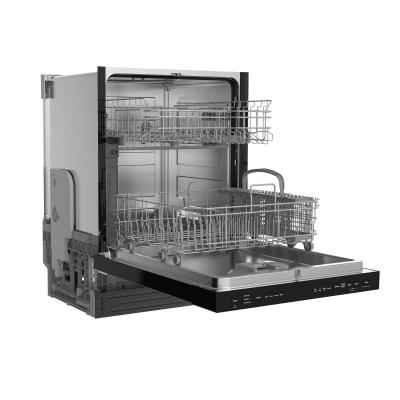 24" GE 54 dB Universal Tall Tub Hybrid Interior Dishwasher in Black - UDT610HSZBB