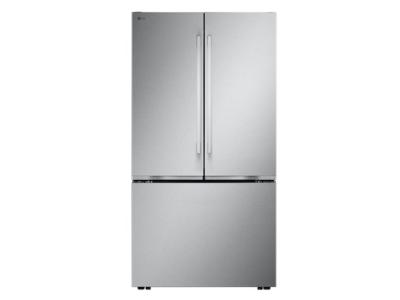 36" LG 27 Cu. Ft. Counter-Depth MAX French 3-Door Refrigerator - LF27NCH10S