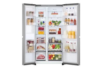 36" LG 23 Cu. Ft. Counter-Depth Side by Side Refrigerator - LS23NCP20V