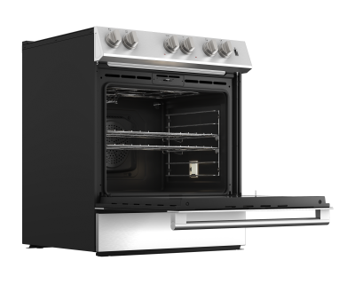 30" Blomberg 5.2 Cu. Ft. Full Depth Slide-In Induction Range - BIR30424CSS