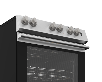 30" Blomberg 5.2 Cu. Ft. Full Depth Slide-In Induction Range - BIR30424CSS