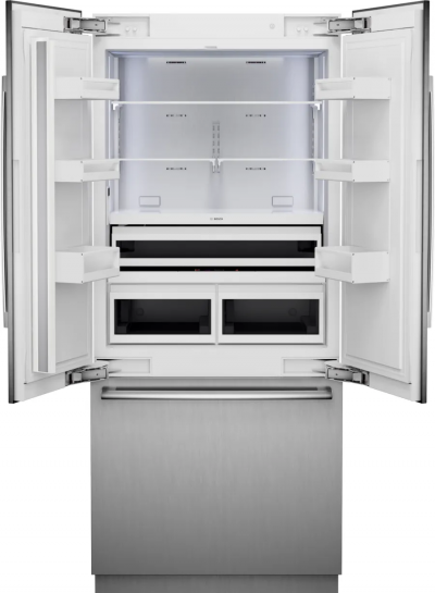36" Bosch Benchmark Series French Door Bottom Mount Refrigerator - B36BT130NS