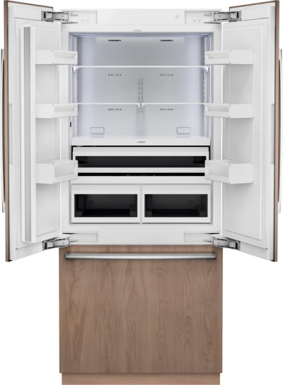 36" Bosch Benchmark Series French Door Bottom Freezer Refrigerator in Panel Ready - B36IT100NP